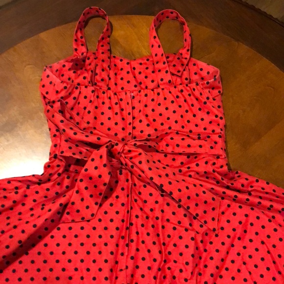 Polka Dot 50’s Style Circle Dress XS - Picture 4 of 5
